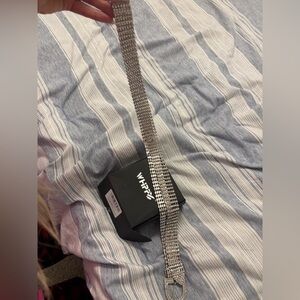 Silver Rhinestone Belt